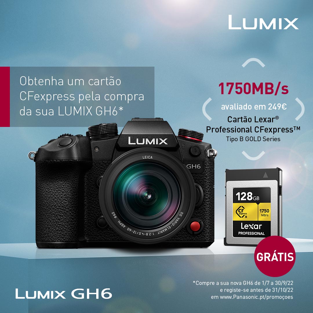 LUMIX GH6 + OFERTA CFExpress 128GB 1750MB/s